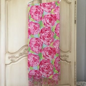 Lilly Pulitzer Hotty Pink First Impression Scarf